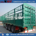 tri-axles storehouse bar fence stake semi trailer for cargo and live stock